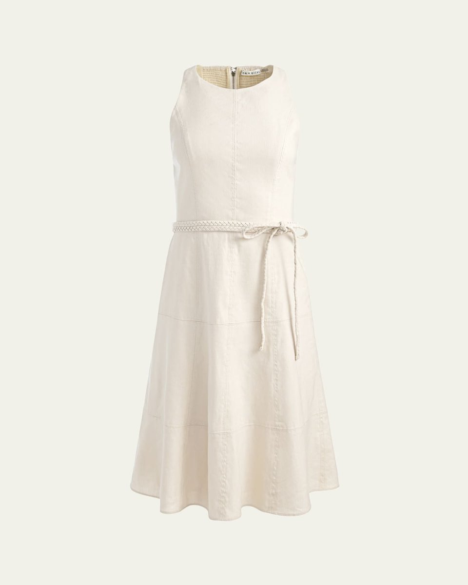 Leandra Braided Belted Mini Dress